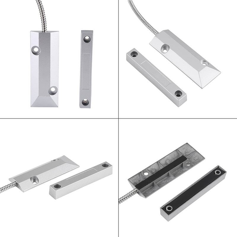 Zerodis Wired Metal Door Window Magnetic Contact Sensor Detector Switch