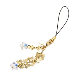 Kisaragi Cell phone Strap 049 Star Crystal 2 （Gold Court