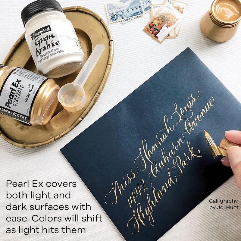 Jacquard Pearl Ex Pigment Powder 4oz Pearl White - Loose