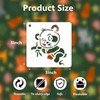 30 Pieces Cute Animal Stencils 3Inch Reusable and Flushable Print
