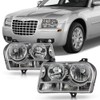 ACANII - For 2005-2010 Chrysler 300 Halogen Headlights Headlamps Head