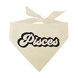Pisces Zodiac Retro Dog Bandana (Assorted Colors)