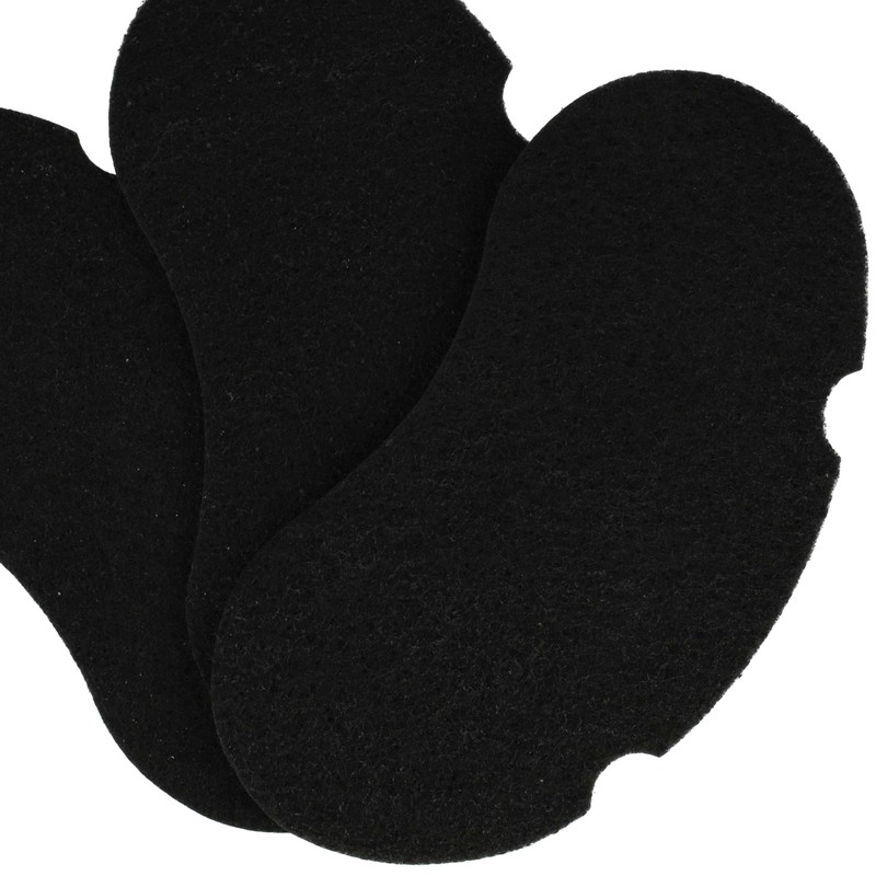vhbw Set of 3 Replacement Anti-Odour Activated Carbon Filters Compatible