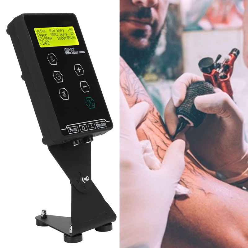 MultiFunctional Tattoo Power Supply Dual Model LCD Display Mini Tattoo