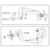 Motorcycle Hand Guard 7/8in 22mm ABS Fall Resistant Protector Universal