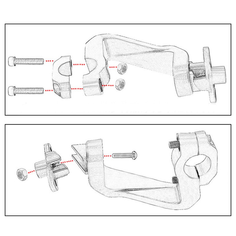 Motorcycle Hand Guard 7/8in 22mm ABS Fall Resistant Protector Universal