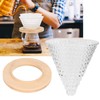 Coffee Pot Filter reusable glass Coffee Dripper Funnel Kettle Brewer