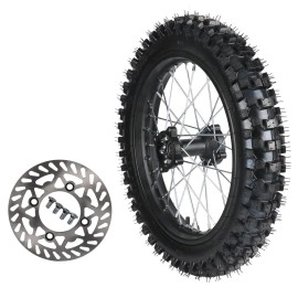 Unbranded 70/100-19 90/100-16 Wheel Rim Tire Disc Rotor for 125cc Pit Dirt Bike Apollo SSR - 90/100-16 Wheel + Disc Rotor