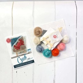 Mini Masterpiece Crab Needle Felting Kit