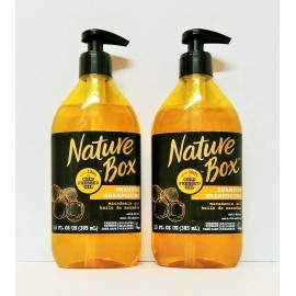 Nature Box SHAMPOO with 100% COLD PRESSED macadamia OIL (2 BOTTLES) 13 oz ea