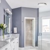 Homewerks 7105-07 Bathroom Fan with LED Light Ceiling Mount Exhaust