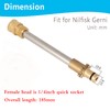 AcbbMNS Adapter for Pressure Washer Gun, to 1/4'' Quick Connect