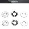 Othmro 51100 Thrust Ball Bearings, 3pcs 10mmx24mmx9mm Chrome Steel Roller