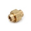 Anderson Metals 06104 Brass Pipe Fitting, Union, 1/4" x 1/4"