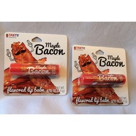Quantity TWO (2) MAPLE BACON Lip Balm ~ 2 PACKAGES ~ NEW ~ Free Shipping