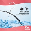 Zoe Deco Non-Slip No Shoulder Bumps Clothes Hangers with Grippy