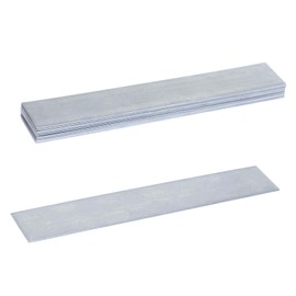 10Pcs High Purity 99.99% Pure Zinc Zn Sheet Plate for Science Lab (152x25x1mm)