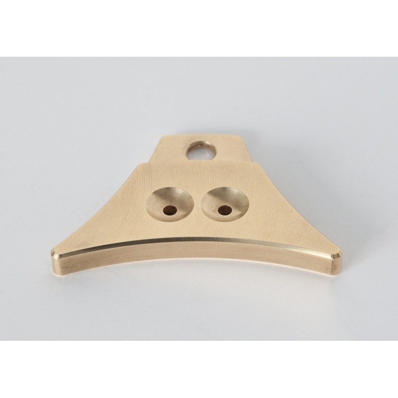 Logan Turbo Solid Brass Whistle with etched design