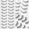 False Eyelashes Natural Lashes Wispy - 0.1mm Ultra Thin Clear