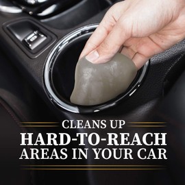 Lexol All-Surface Quick Care Detail Putty Gel, Detailing Putty Gel for Home, Office, Car That Removes Dust, Grime, and More, 3 Oz