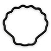 Seashells Cookie Cutter with Easy to Push Design (4 inch)