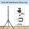 HANTAQ Mini Tripod Stand, Mini Projector Camera Stand Holder, Portable