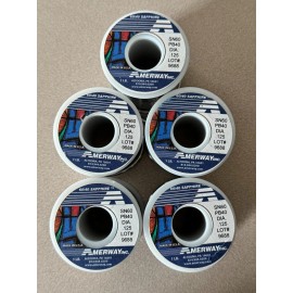 Amerway 5 Pack Amerway 60/40 Sapphire Solder 1# Spools for Stained Glass - Free Shipping