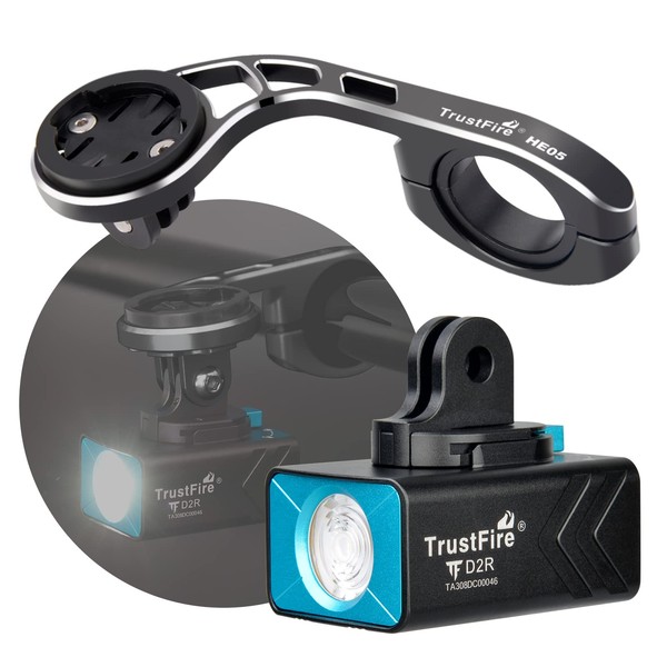 Trustfire Bicycle Light, Rechargeable, High Brightness, Long Lasting, 450 Lumens,
