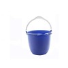 Buckets ECO-Plastic, 3 Pack Made in U.S.A. Ergonomic Bottom and