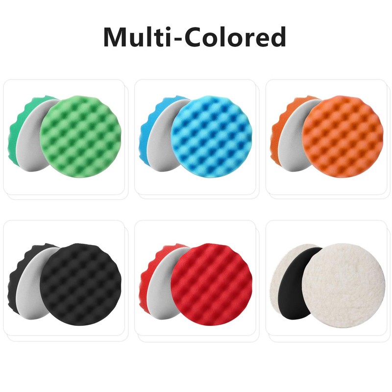 BBTO 12 Pieces Buffing Polishing Pads 6 Inch Compound Buffing