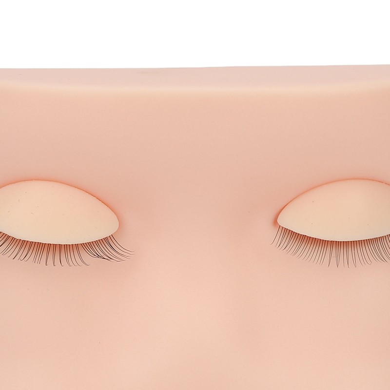 Lash Mannequin Head with with 3 Pairs Replacement Eyelids Realistic