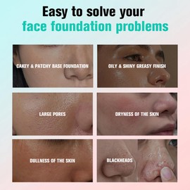 Hydrating Face Primer with Hyaluronic Acid - Gel-Based Makeup Primer for Smooth Skin, Makeup Grip, and Moisturizing - 2 Color Options Available