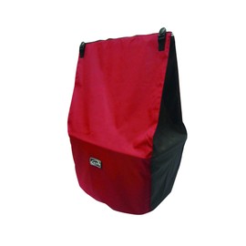 Rakia Front Basket Cover Red and Charcoal