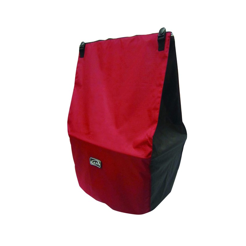 Rakia Front Basket Cover Red and Charcoal