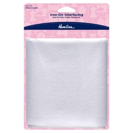 Hemline Iron-On Interfacing Medium Weight 784