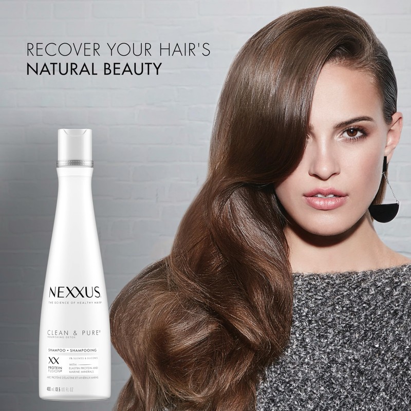 Nexxus Clean and Pure Clarifying Shampoo With ProteinFusion, For Nourished