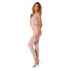 Lemoniade Stylish jumpsuit V-neck and refined details as halterneck, short