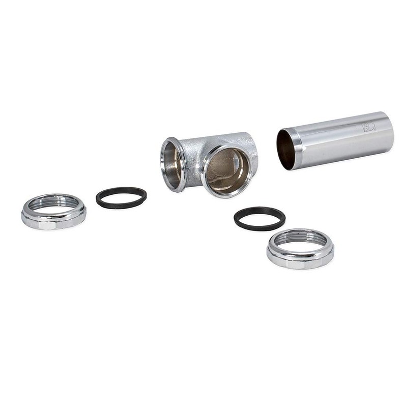 EZ-FLO 22-Gauge Cast Brass End Outlet Tee for Tubular Drain