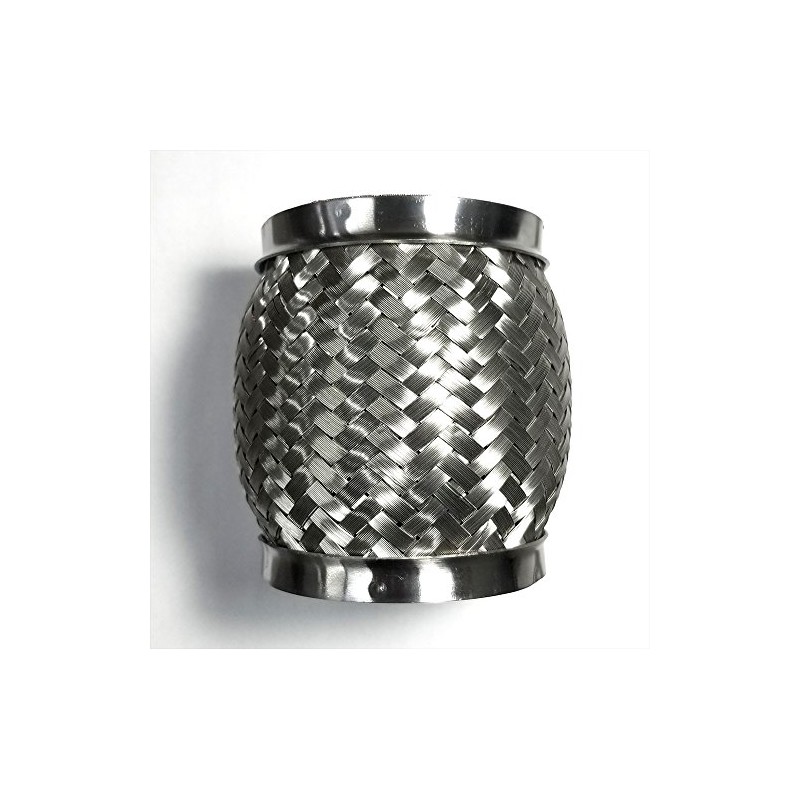 1.75" Exhaust Flex Coupling Joint Bellow with Interlock Liner -