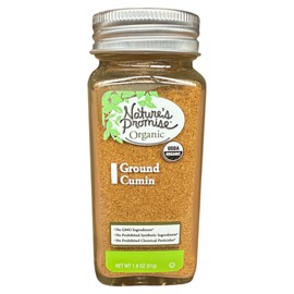 Nature’s Promise USDA Organic Ground Cumin Seasoning, 1.8 oz (Glass Jar)