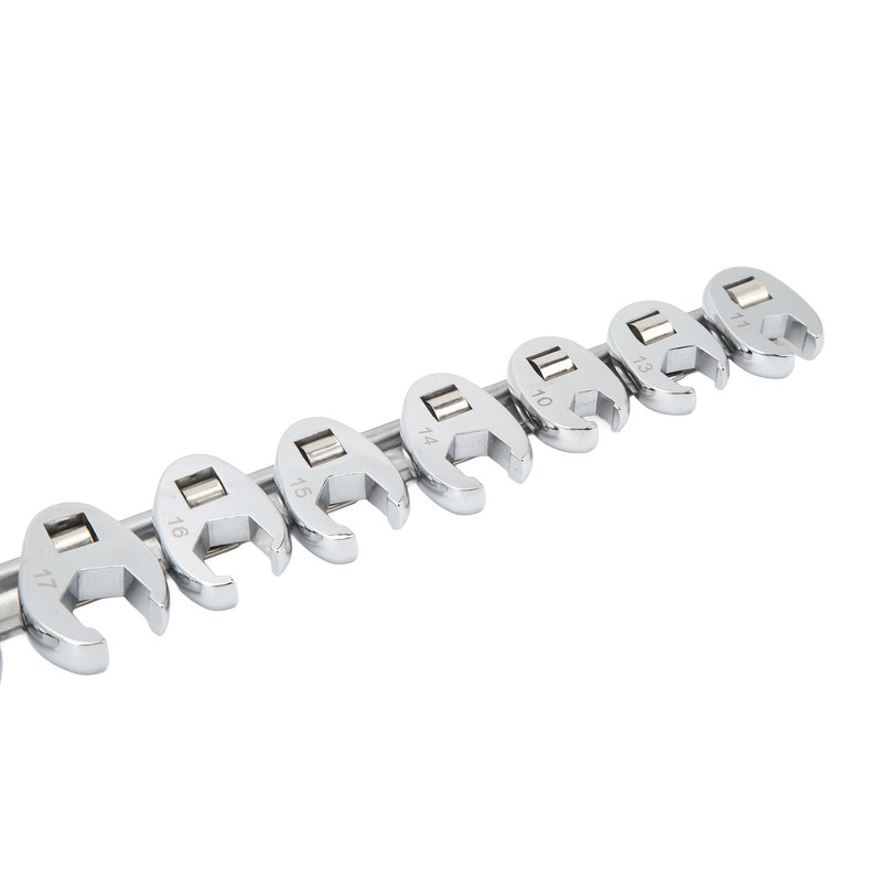 10pcs Crows Foot Wrench Set 10mm to 22mm Sizes Metric