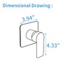 Shower Valves Wall Mount Shower Faucet Rough-In Valve Bathroom Trim