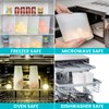 Extra Large Reusable Silicone Food Storage Bags 4 Pack, 0.8