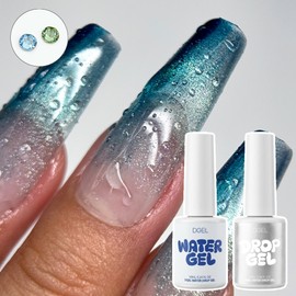 Diesel Water Drop Silver 2-Piece Set Water Drop Nail Magnetic Gel / 디젤 워터드롭 실버 2종 세트 물방울네일 자석젤