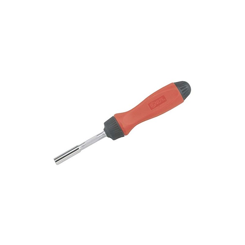 Genius Tools Standard Handle Ratcheting Screwdriver 340mmL - 524+2990
