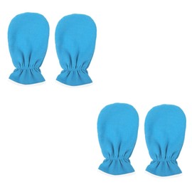 FOMIYES 2pairs Gloves for Hand Exfoliating Essential Oil Moisturizing Gloves Thickened Design for Soft Skin Restoration Washable and Reusable for Care