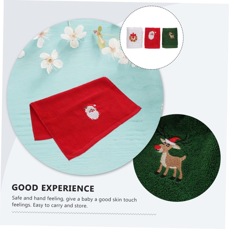 Mikinona Soft Spa Towel Set Christmas Design 6pcs Cotton Face
