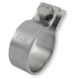 DIN Clamp Stainless Steel Solid Clamp Pipe Clamps from 30.2 - 124.5 mm (50.5 mm - 2.00 Inches)
