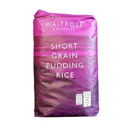 Waitrose Short Grain Pudding Rice (500g)