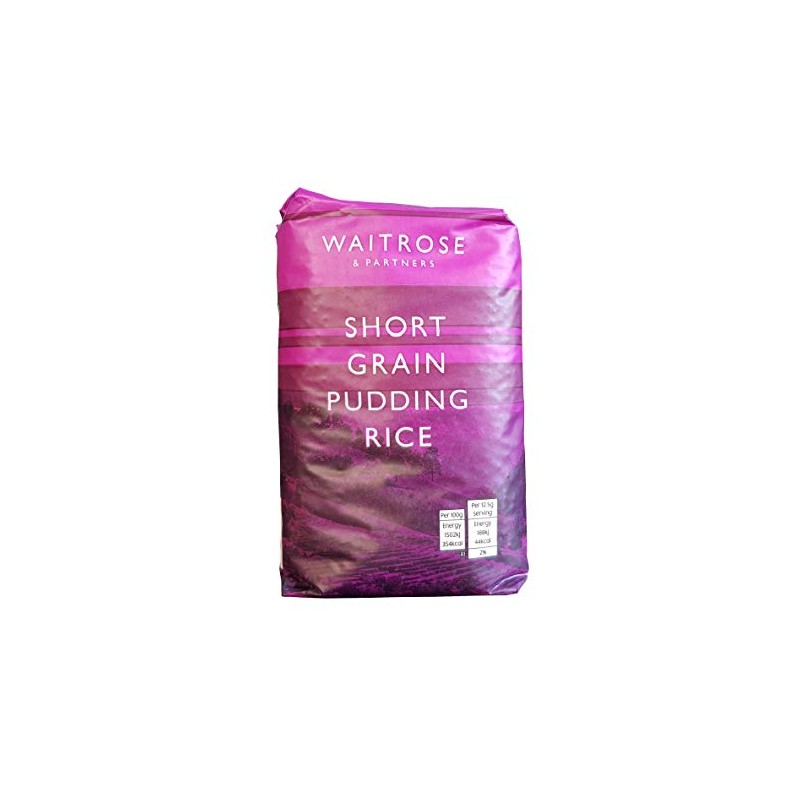 Waitrose Short Grain Pudding Rice (500g)